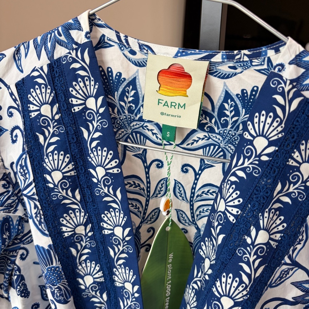 FARM Rio: Shell Garden Romper / Mini Dress - Picture 8 of 12